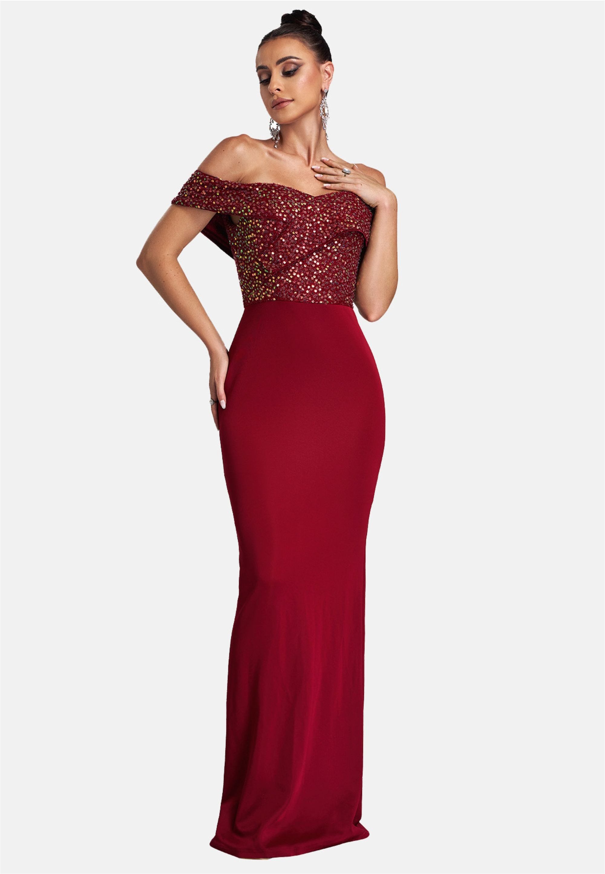 Moda Minx Jerseykleid Juliana Off Shoulder günstig online kaufen