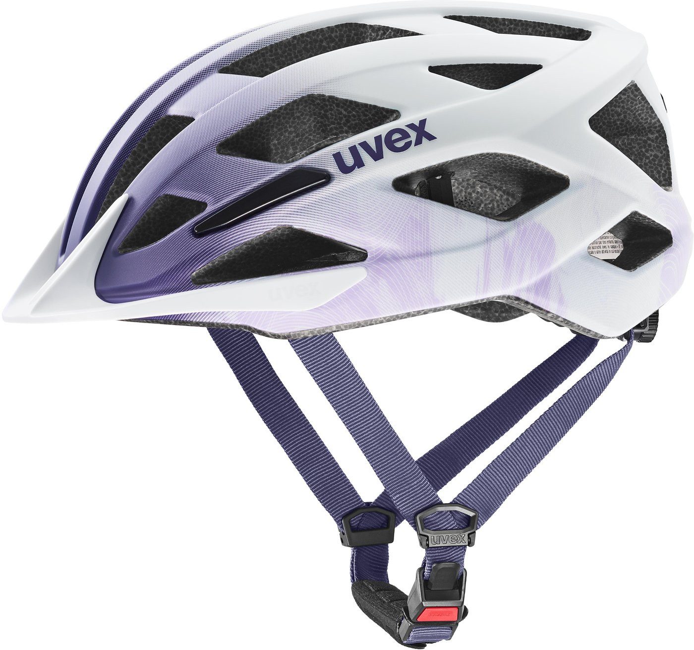Fahrradhelm uvex air wing 2 cc LILAC-WHITE MATT