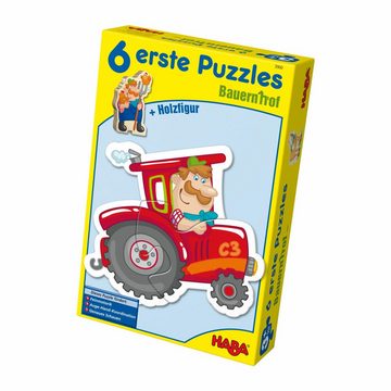 Haba Puzzle Erstes Puzzle Bauernhof, 12 Puzzleteile