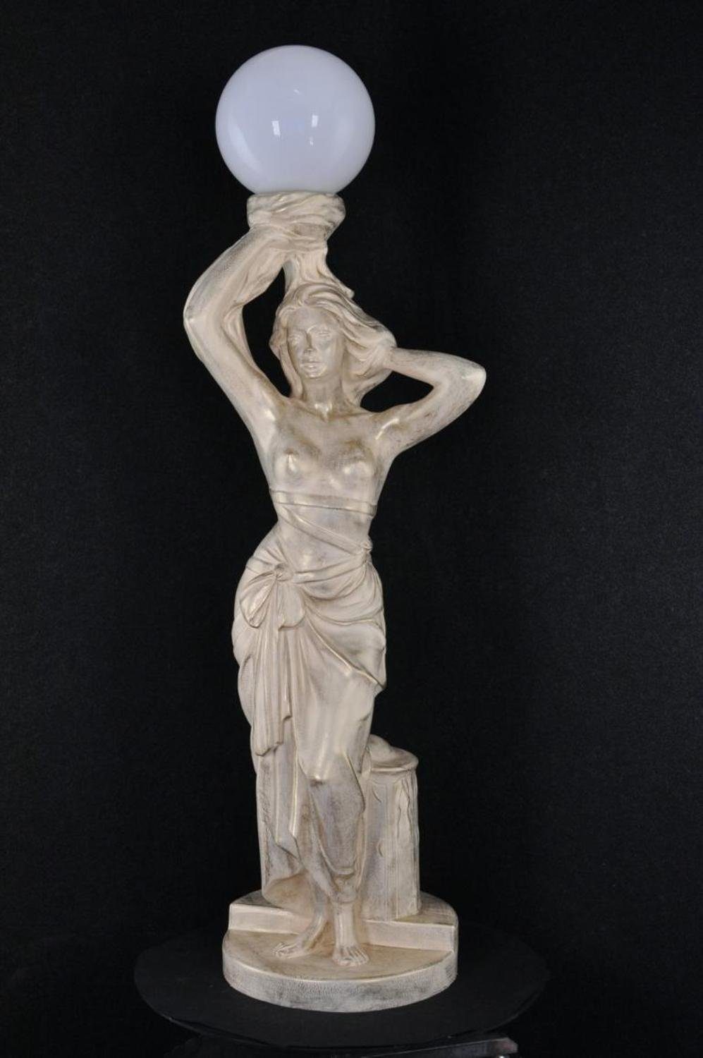 JVmoebel Skulptur Antik Stil Stehleuchte Standleuchte Leuchte Lampe Figur Skulptur
