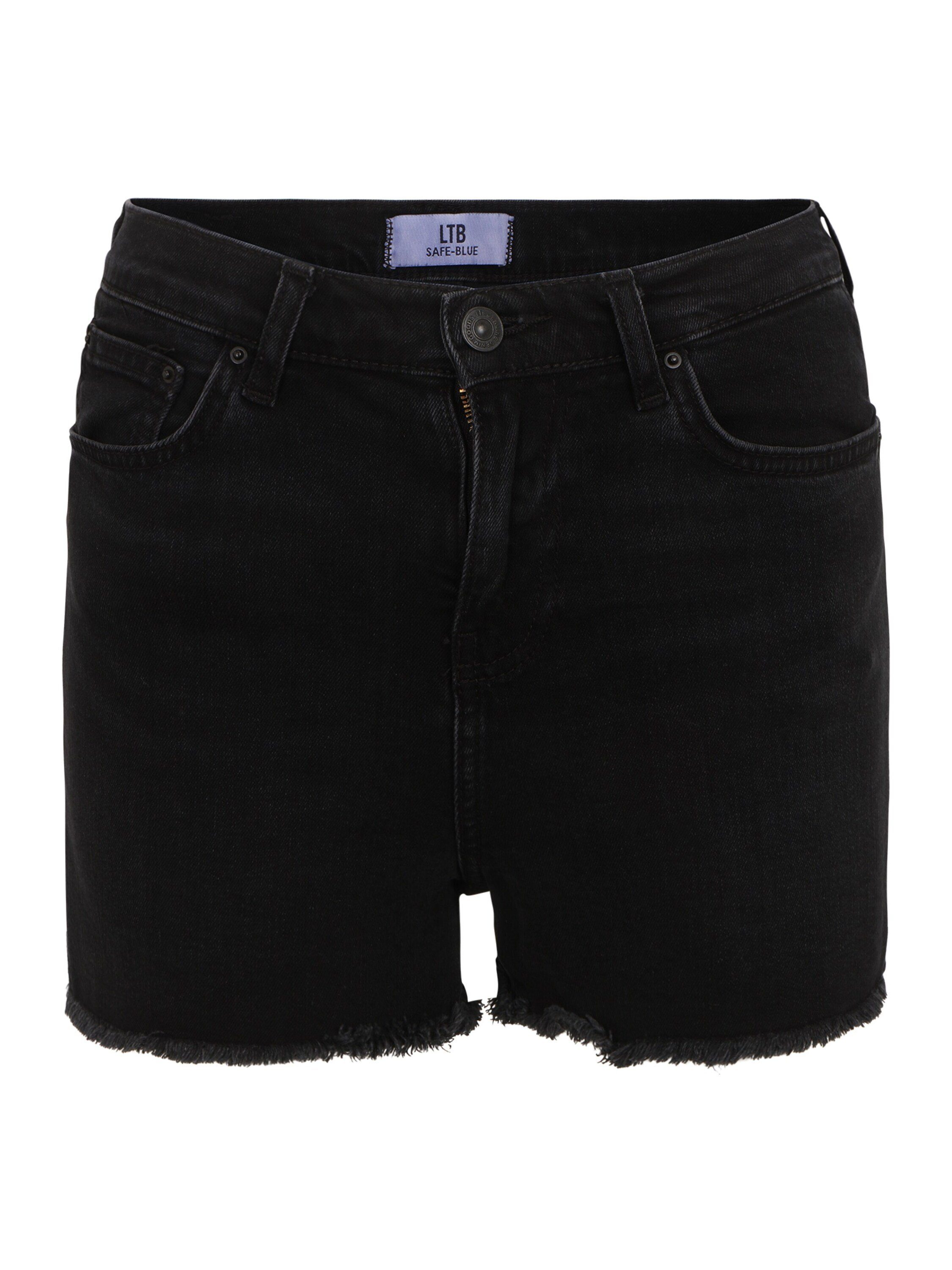 LTB Jeansshorts Layla (1-tlg) Patches, Weiteres Detail, Fransen