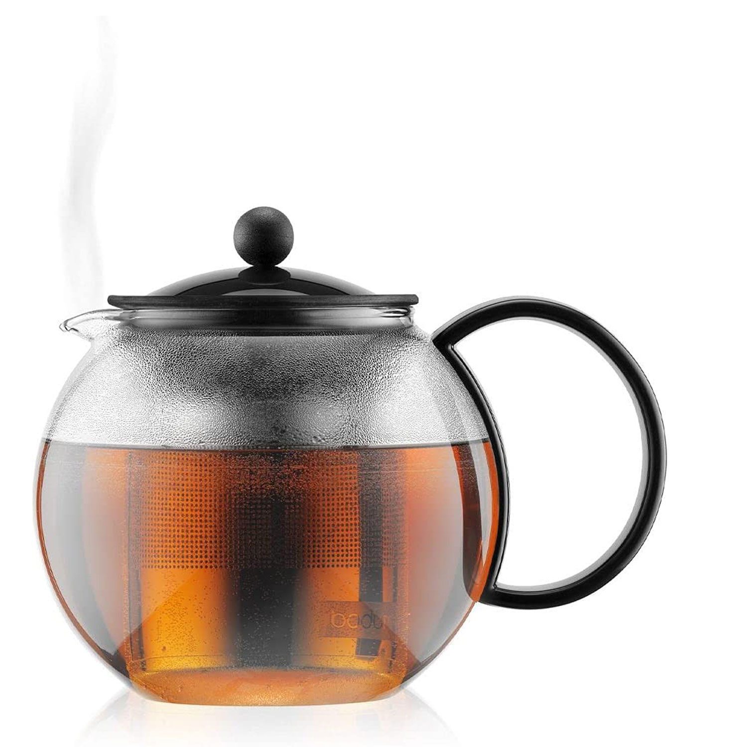 Bodum Teekanne Bodum 1805 Assam Teebereiter Teekanne 1,0L Edelstahl Filter