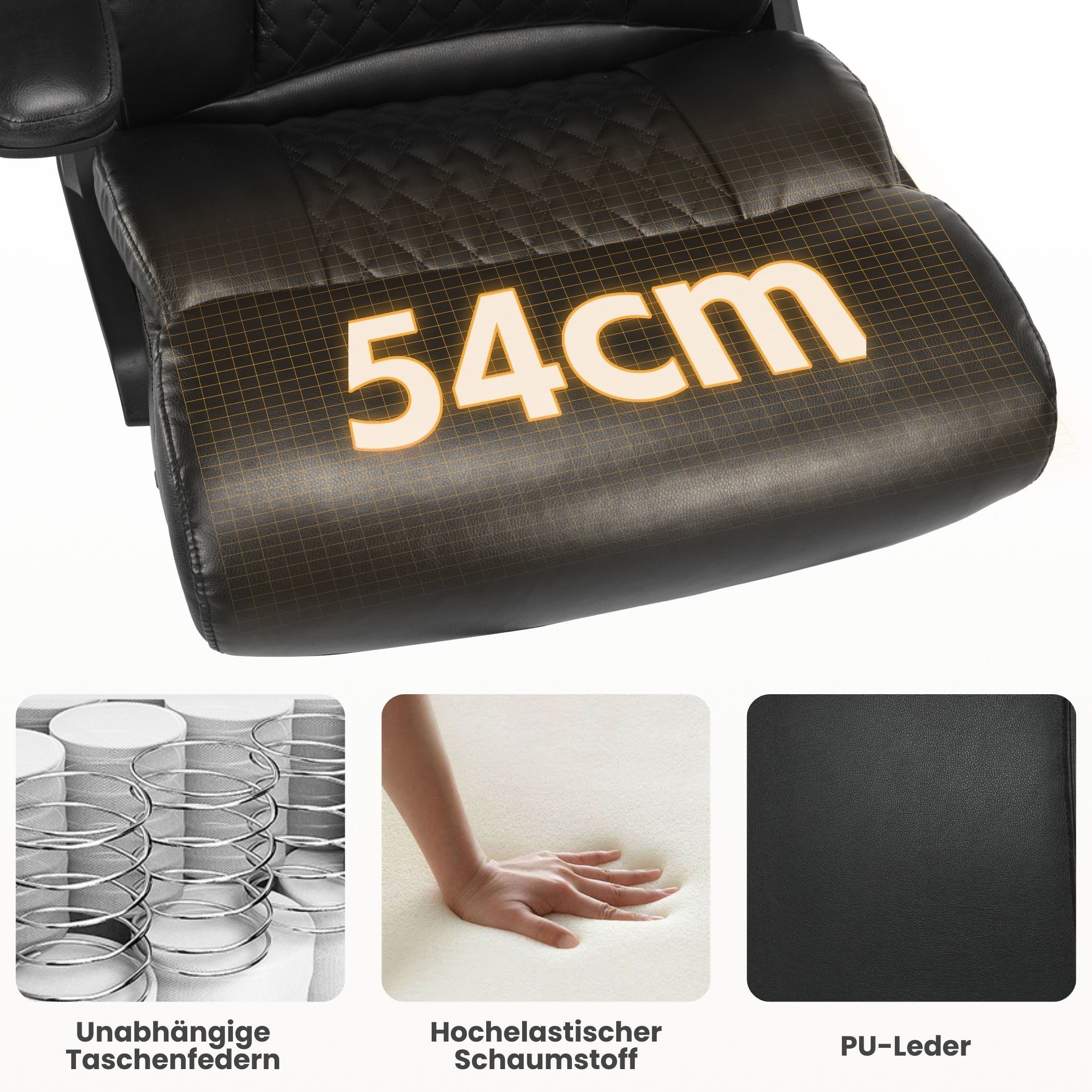 SeedWave Bürostuhl Ergonomischer Chefsessel Bürostuhl 150 günstig online kaufen