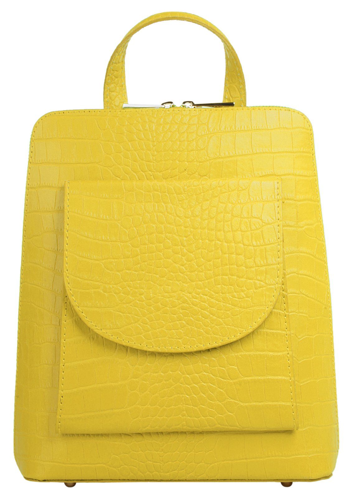 Cluty Cityrucksack, echt Leder, Made in Italy