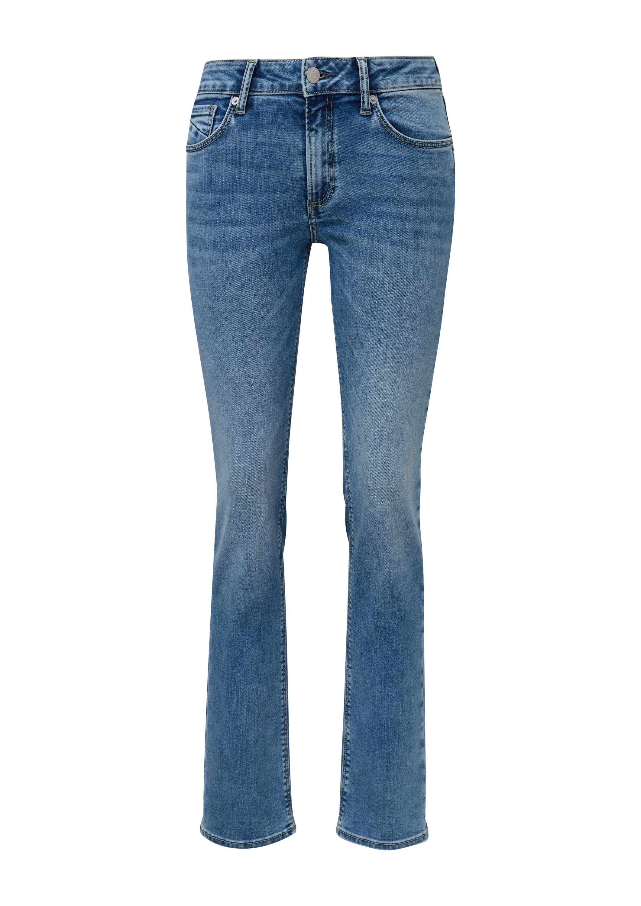 QS Regular-fit-Jeans Jeans-Hose CATIE Jeans Catie / Slim Fit / Mid Rise / Straight Leg