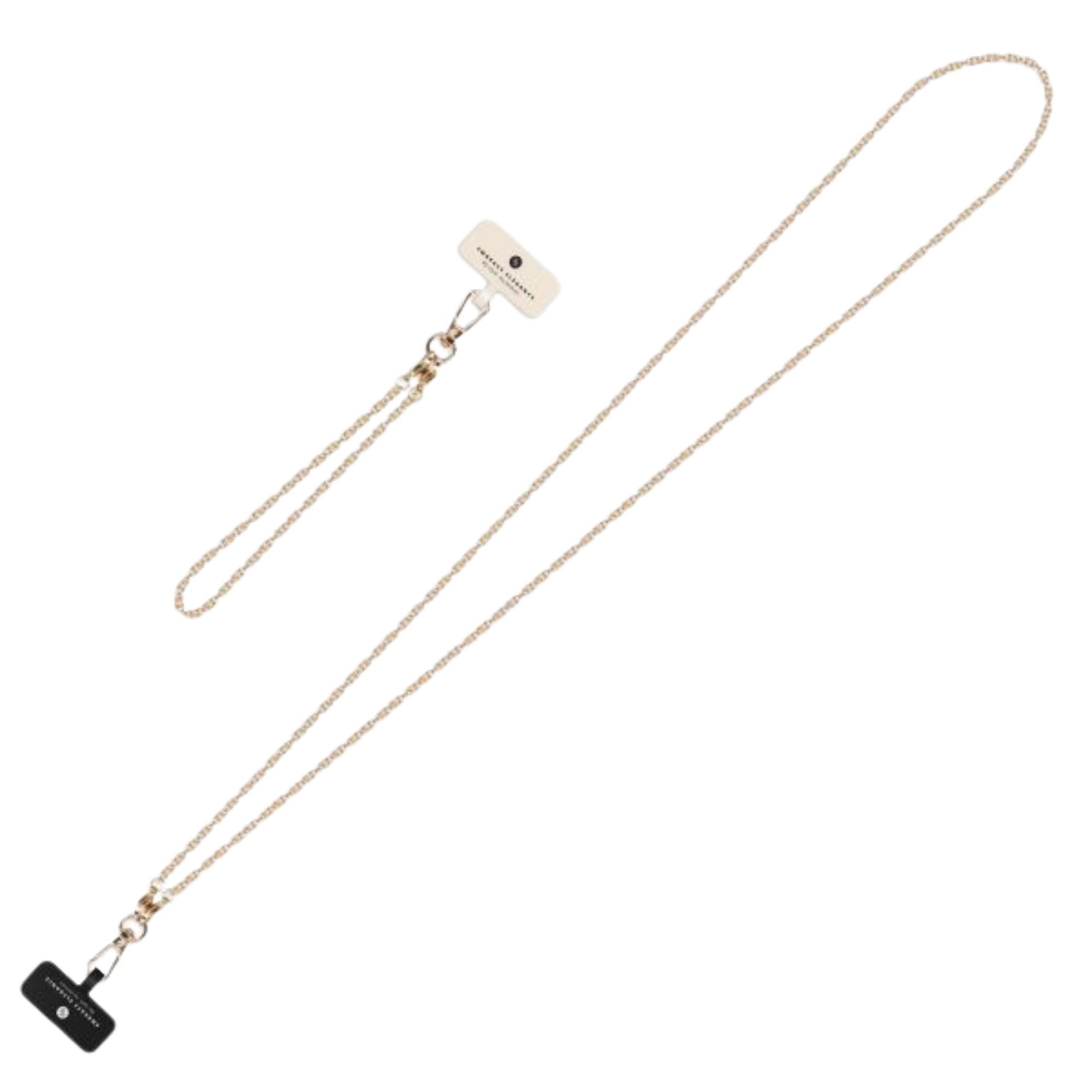 Selencia Smartphone-Tragegurt Selencia Universal Handykette - Gold, (1-tlg)