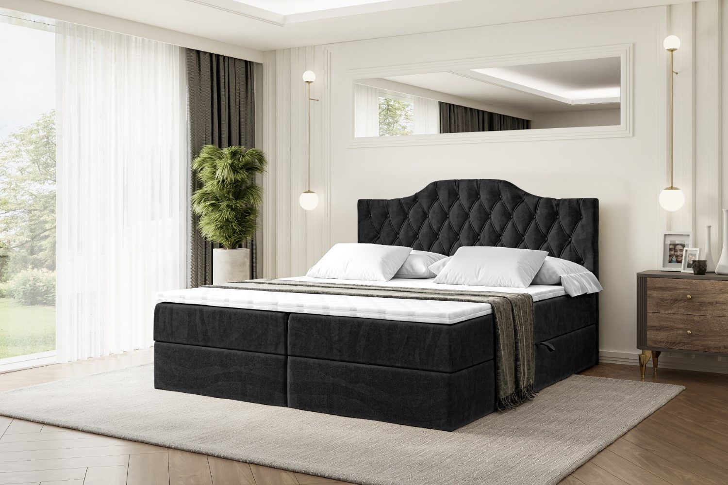 ALTDECOR Boxbett VILA-1 (Multipocket-Matratze H4, H3 günstig online kaufen