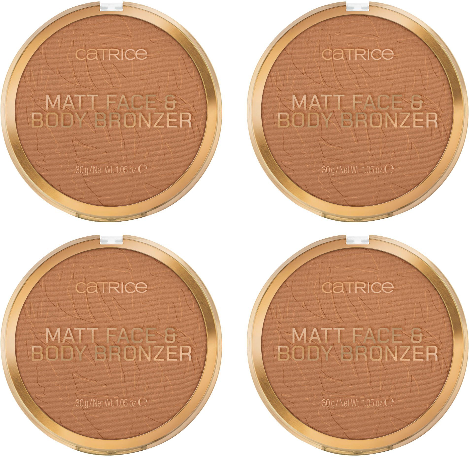 Catrice Bronzer »Tropic Exotic Matt Face & Body Bronzer«, 4-tlg.