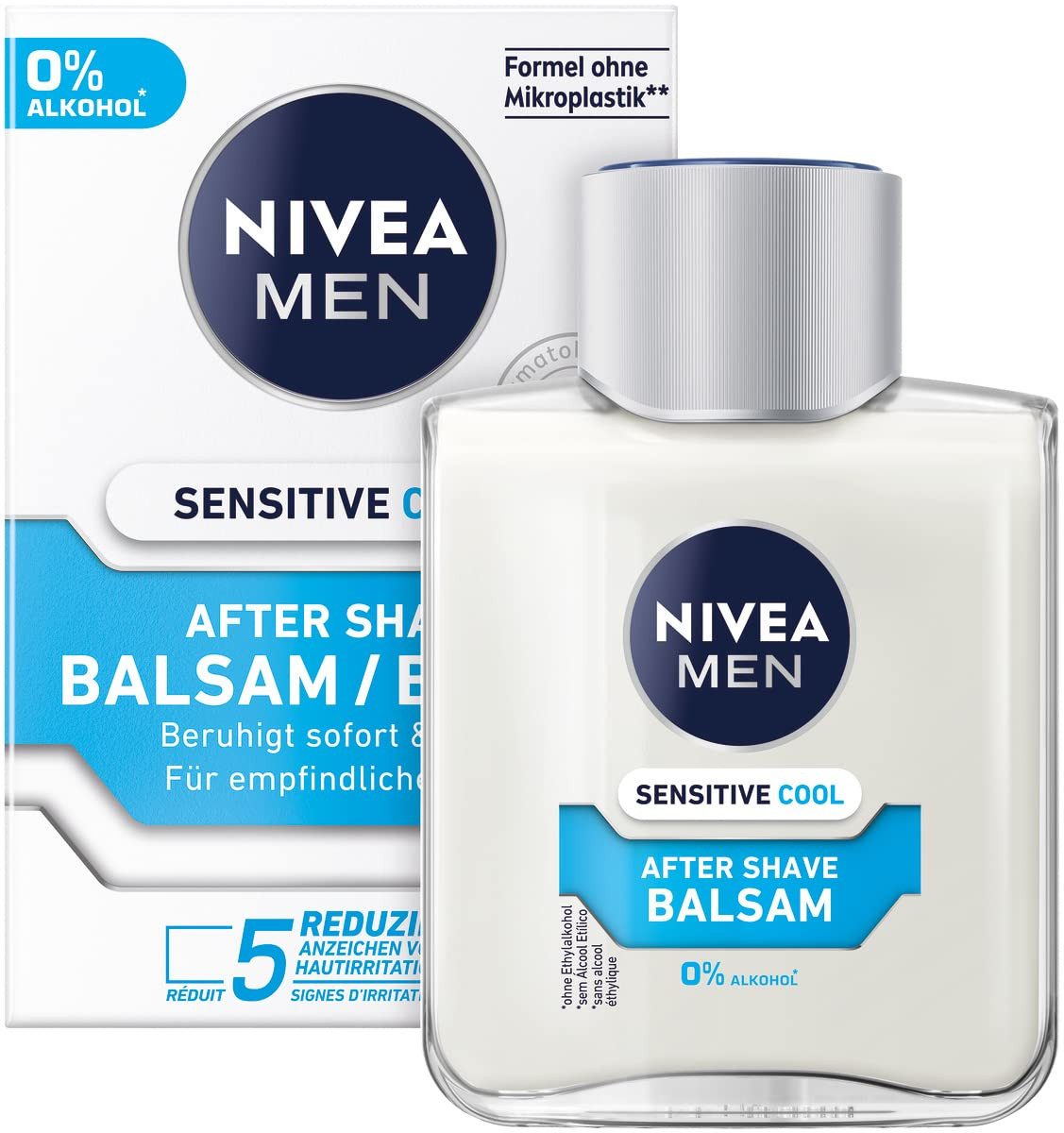 Nivea After-Shave Balsam Sensitive Cool After Shave BALSAM, 100 ml, 1-tlg.