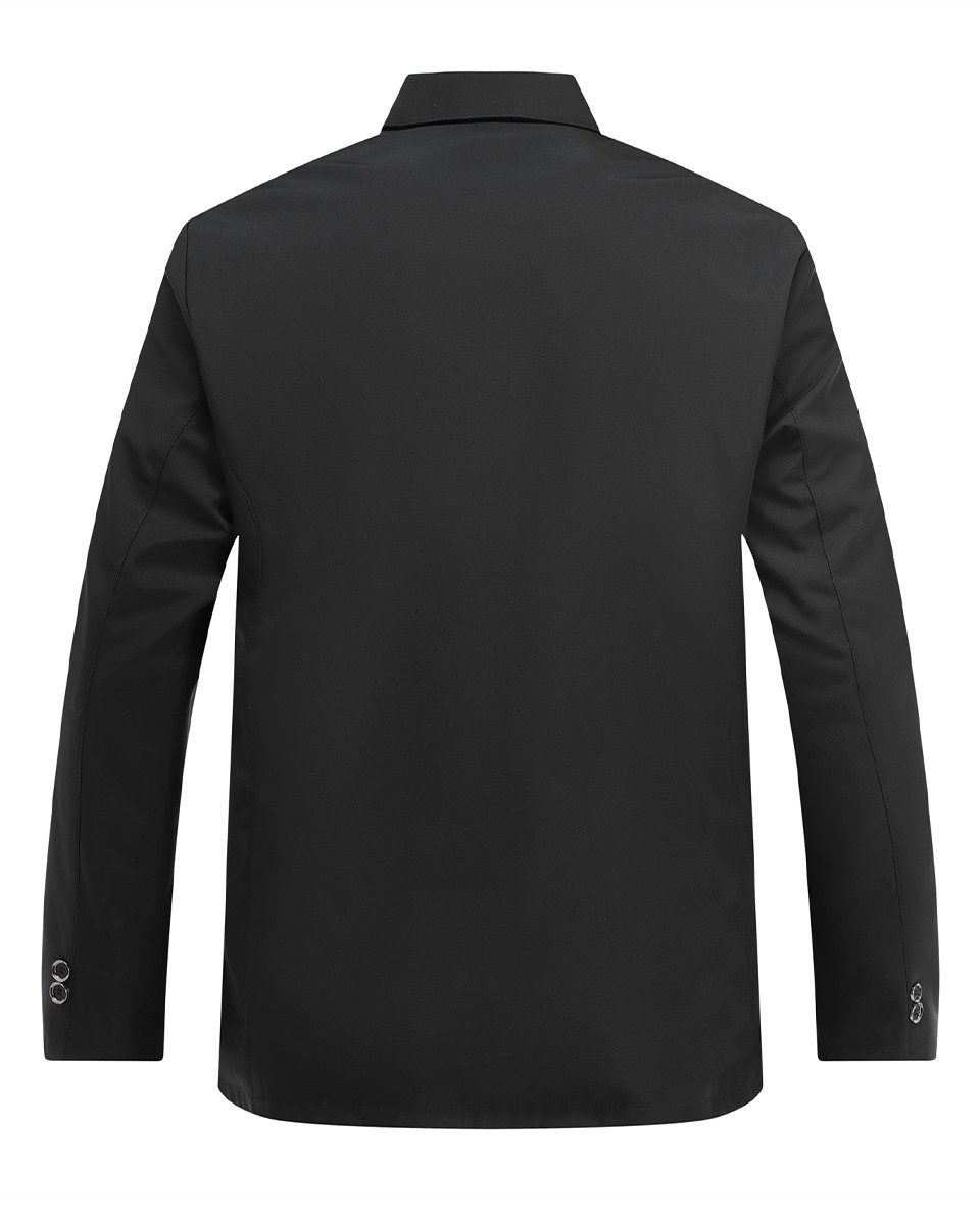 Allthemen Bomberjacke mit Knöpfen Blouson Herren casual Harrington Jacke für Herbst