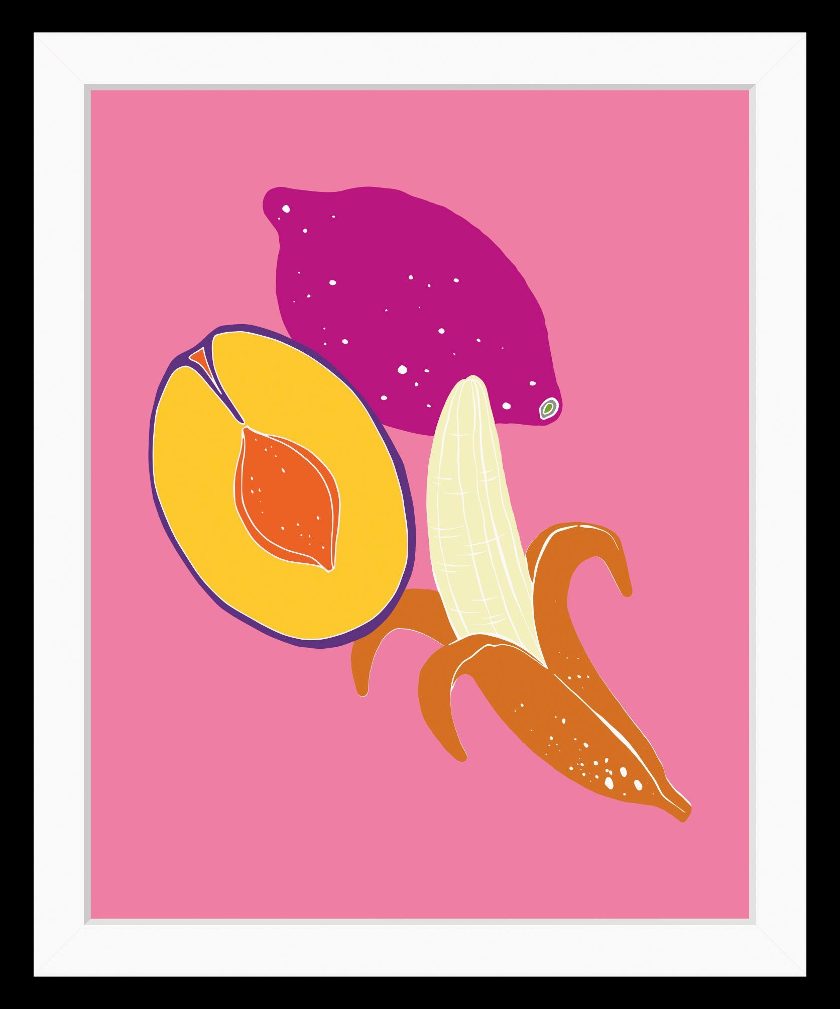 queence Bild Conchita, Essen, Figuren, Kunst, Lebensmittel, Obst, Obst Bilder (1 St), HD Premium Poster-Druck inkl. Holzrahmen. € 29,85