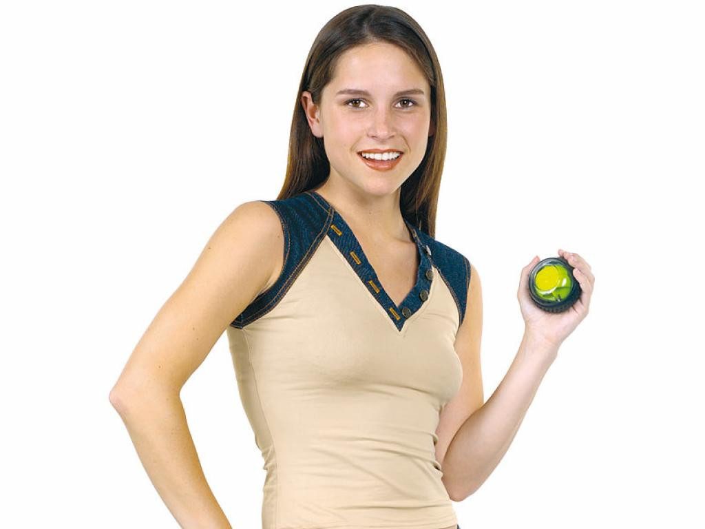 infactory Handmuskeltrainer Fitness-Ball für Handgelenk, Muskelaufbau, Therapie & Training, Steigerung der Leistungs- und Konzentrationsfähigkeit