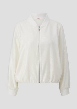 s.Oliver Jackenblazer Blouson mit Pailletten Pailletten