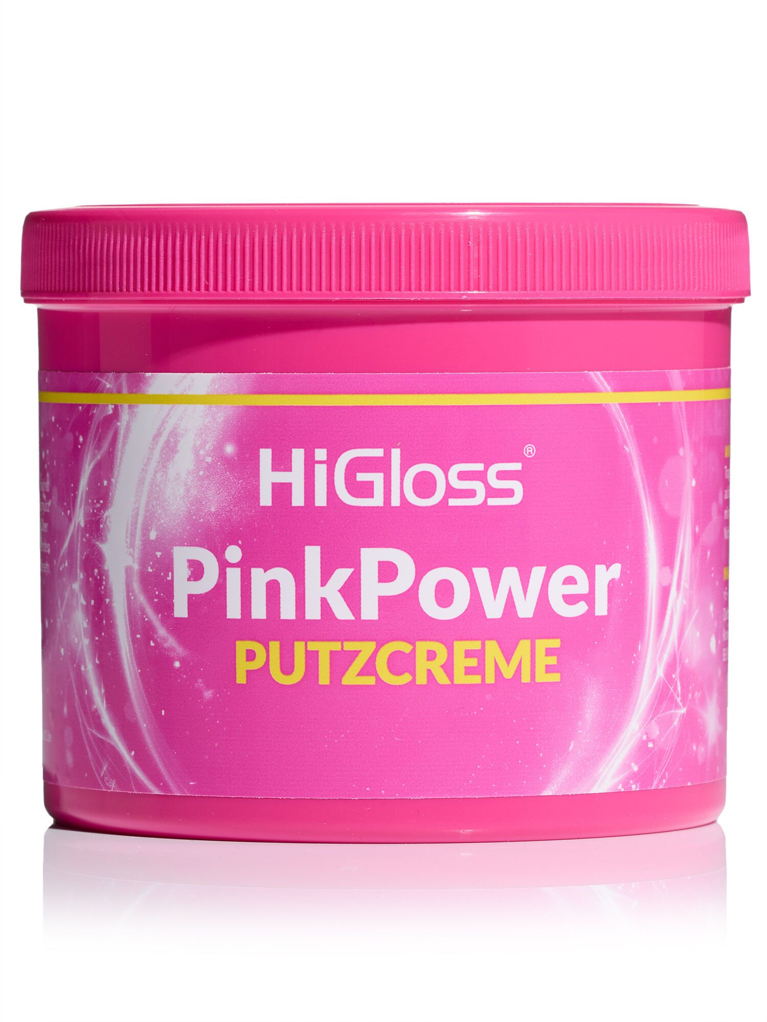 HiGloss Pink Power Putzcreme Putzstein (4-St. 700g inkl. 3 Schwämme Multireiniger Metall, Keramik, Kunststoff, Reinigungspaste)