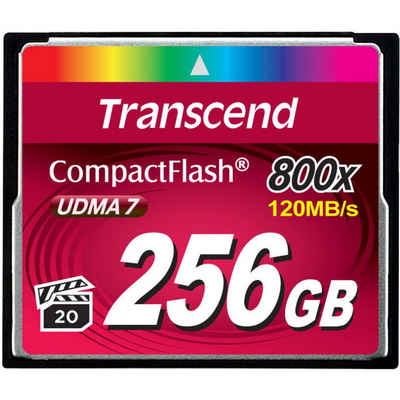 Transcend Transcend Premium 800x CF-Karte 256 GB Speicherkarte (256 GB)
