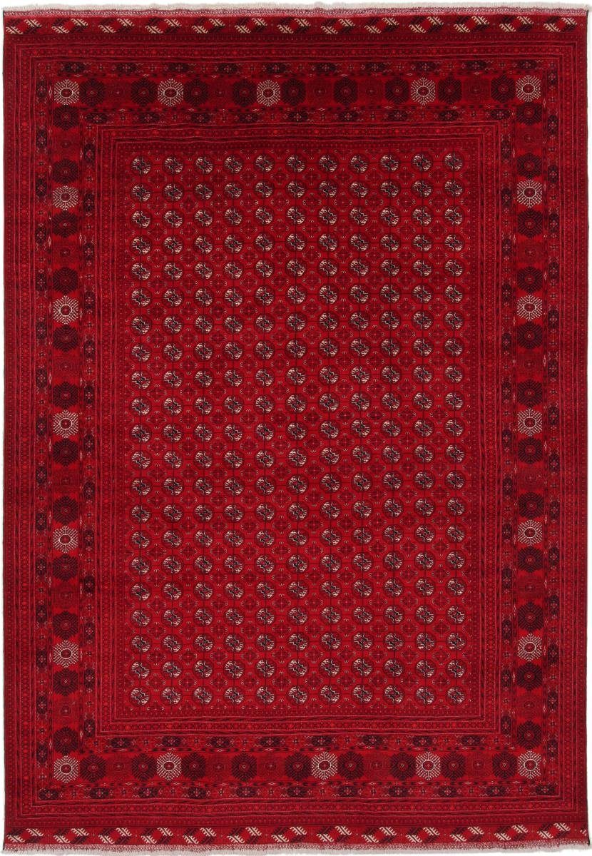 Orientteppich Afghan Mauri 246x358 Handgeknüpfter Orientteppich, Nain Trading, rechteckig, Höhe: 6 mm