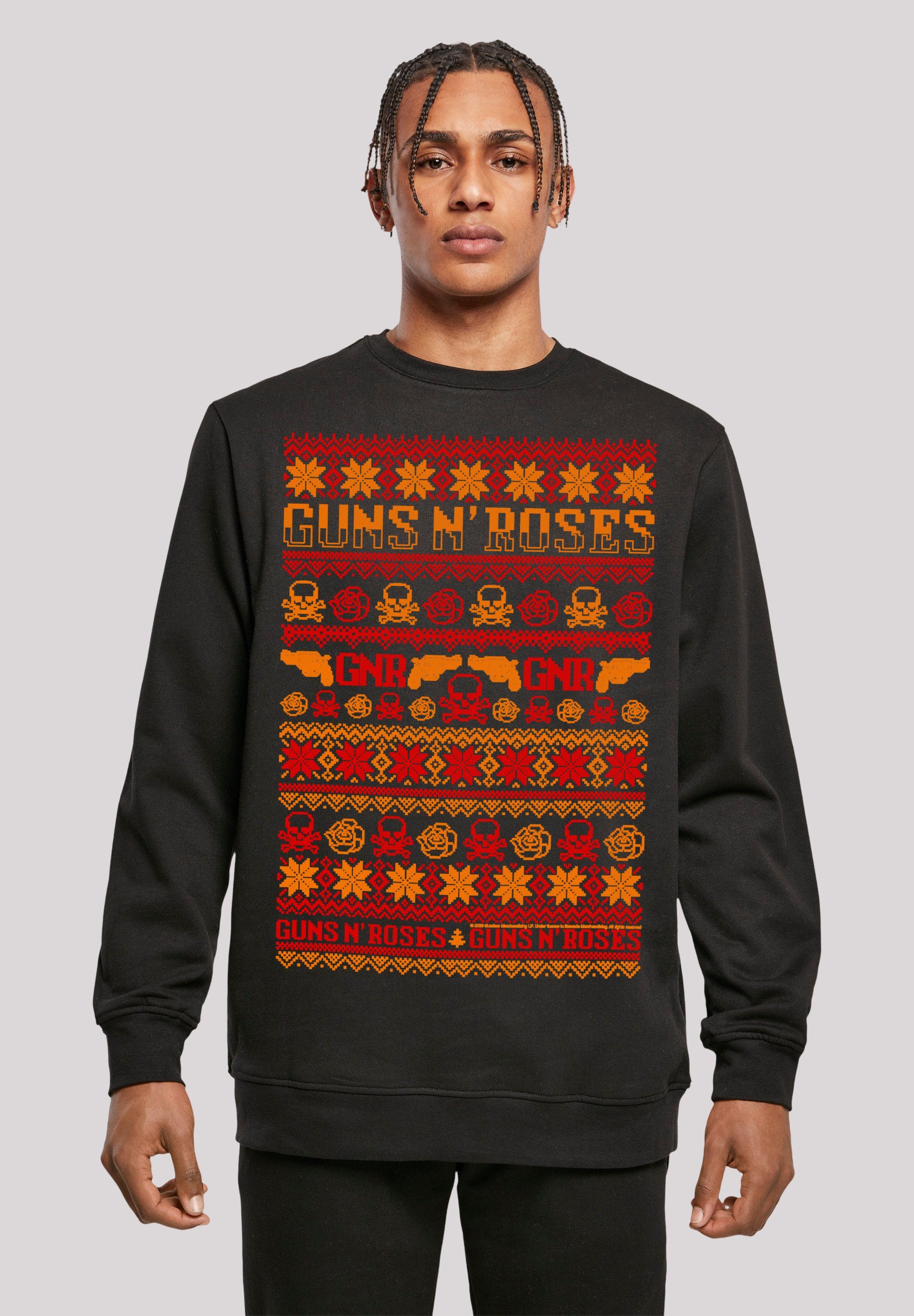 F4NT4STIC Sweatshirt "Guns n Roses Weihnachten Christmas", Musik,Band,Logo günstig online kaufen