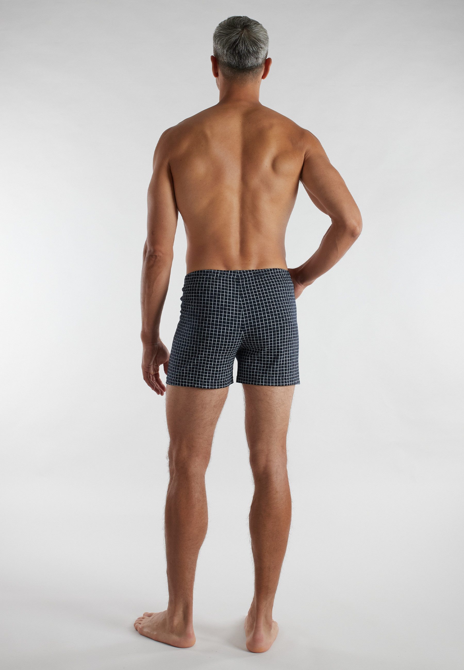 CECEBA Boxershorts CECEBA Herren Boxershort blau bedruckt 2er Pack (2-St)