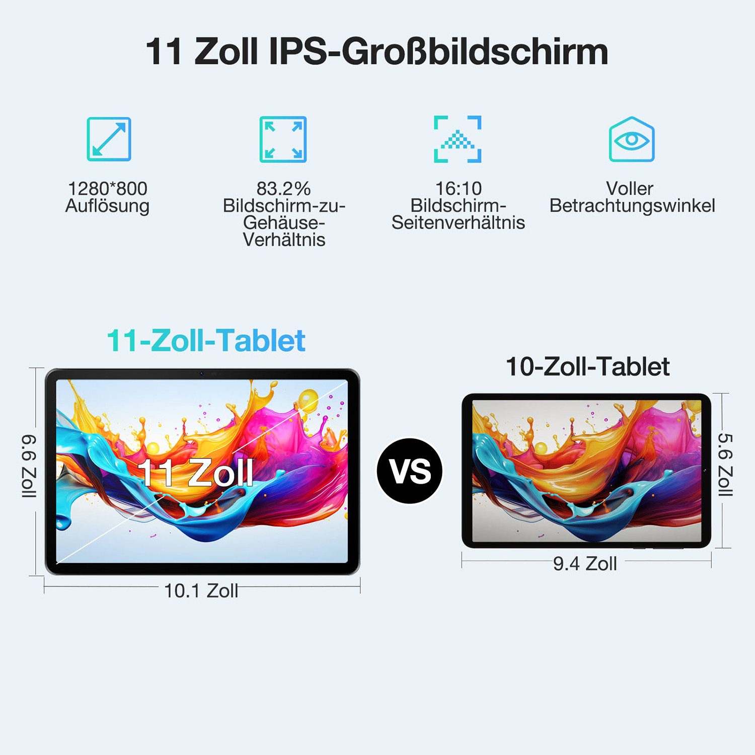 DOOGEE T30E Android 15 tablet 11 Zoll, 8000mAh, 4GB RAM + 128GB ROM/TF 1TB Tablet (11", 128 GB, Android 15, 4G, Dual 4G LTE 5G WiFi Tablets LTE, BT5.0, 13MP+5MP, Widevine L1, OTG)