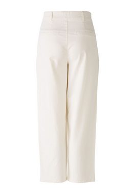 Oui Stoffhose Hose THE RELAXED mid waist, cropped, tapered fit