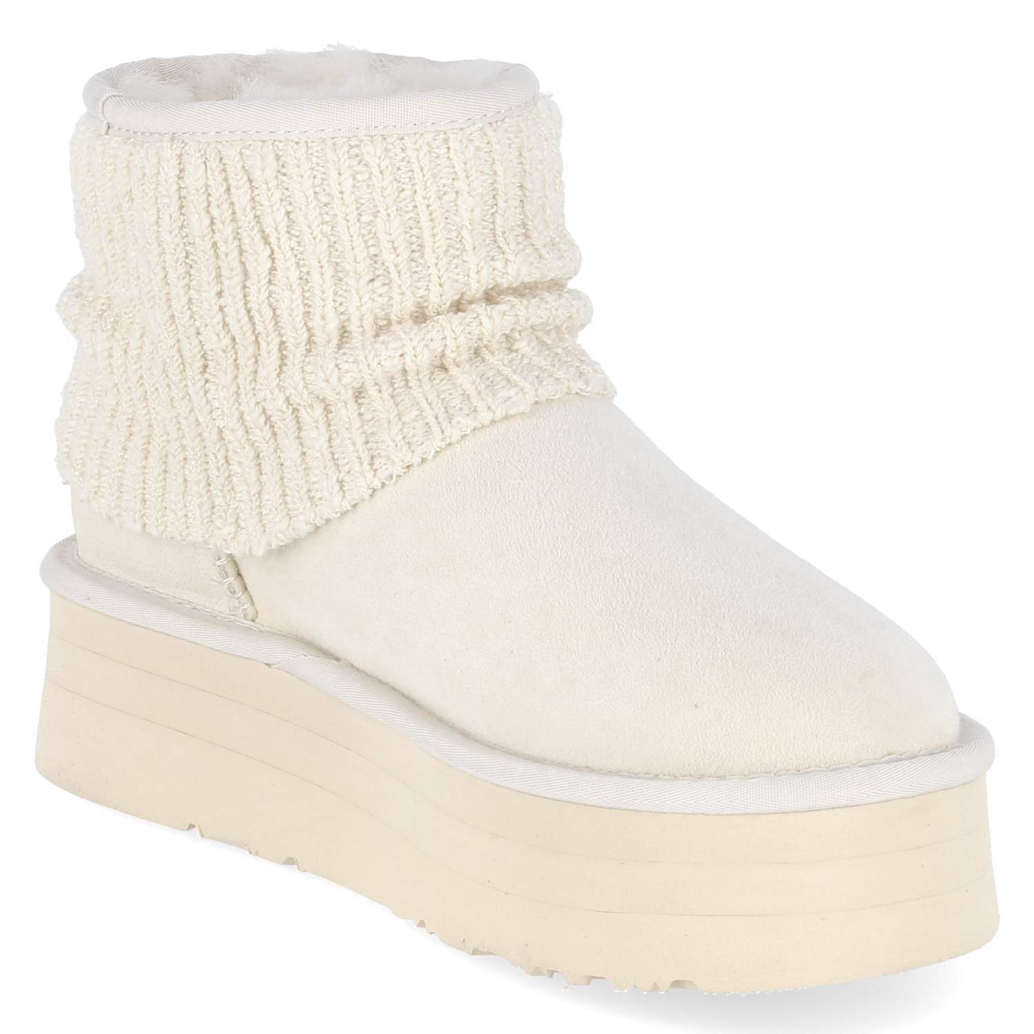 Australia Luxe Collective Australia Luxe FAMPS205N-CR Damen Leder & Textil white Chelseaboots