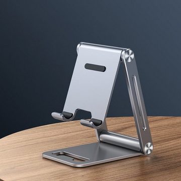 UGREEN Handyhalterung Tischständer Handy Halter Handy-Halterung, (Aufsteckbefestigung, 1-tlg., Aluminium, Universal für Tischständer, Smartphone, Tablet)