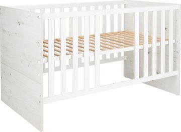 arthur berndt Babymöbel-Set Babyzimmer Set »Lavea« 2-teilig, (Spar-Set, Babymöbel-Set »Lavea« bestehend aus Kinderbett und Wickelkommode)