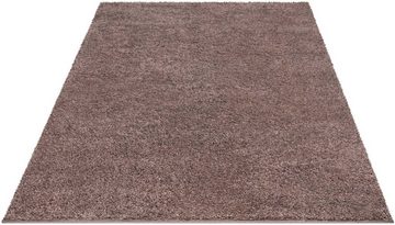 Hochflor-Teppich City Shaggy, Carpet City, rechteckig, Höhe: 30 mm, Robuster Langflor Teppich uni, besonders flauschig weich