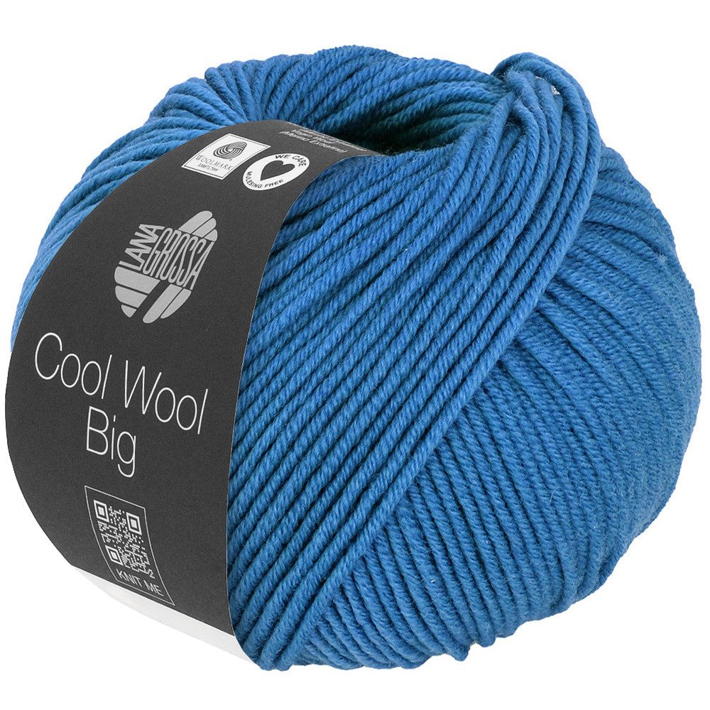 LANA GROSSA COOL WOOL BIG Häkelwolle, 120 m (Klassiker aus purer, extrafeiner Merinowolle), 50 g