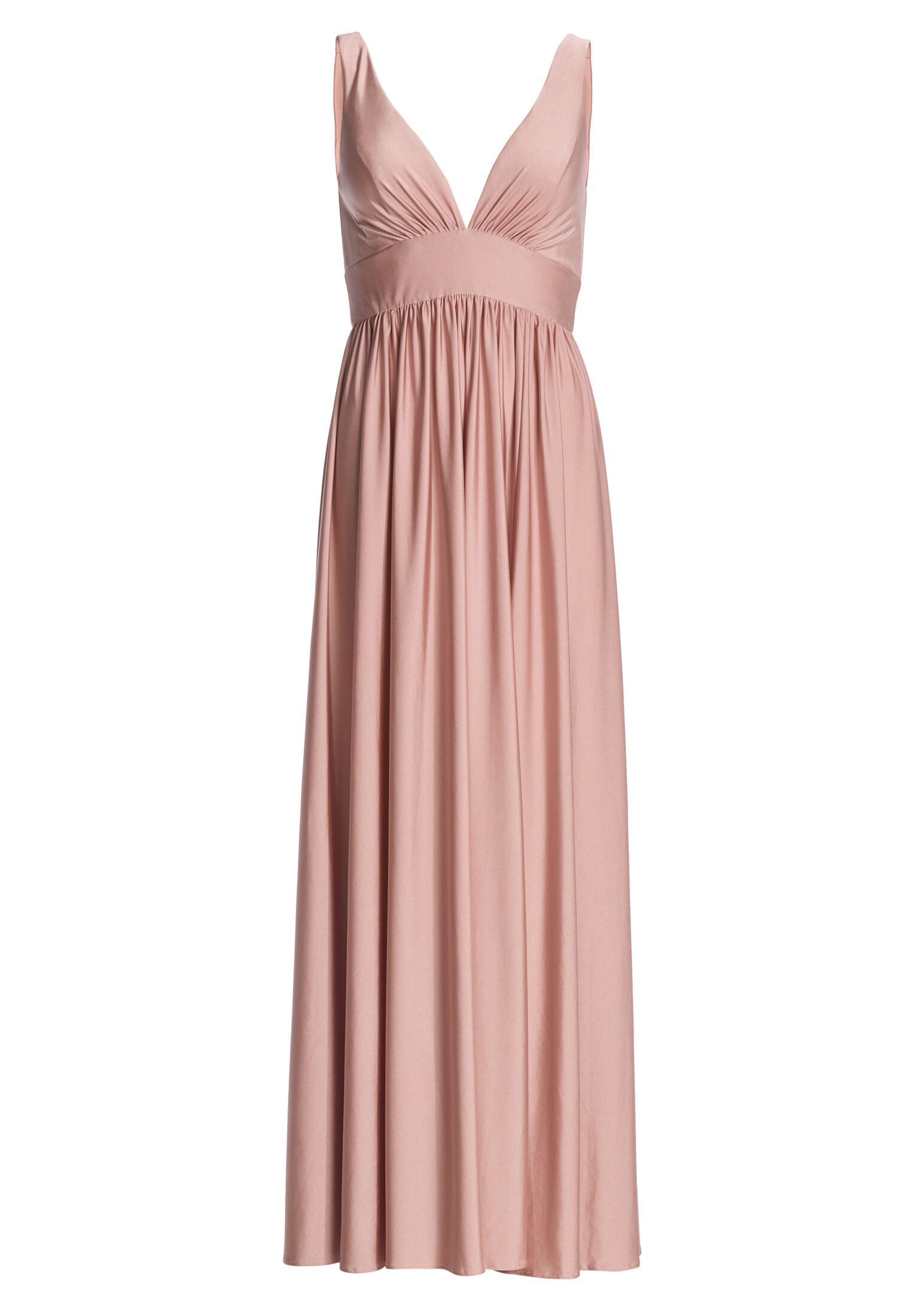 Abendkleid - Empire Abendkleid aus Jersey mit Beinschlitz