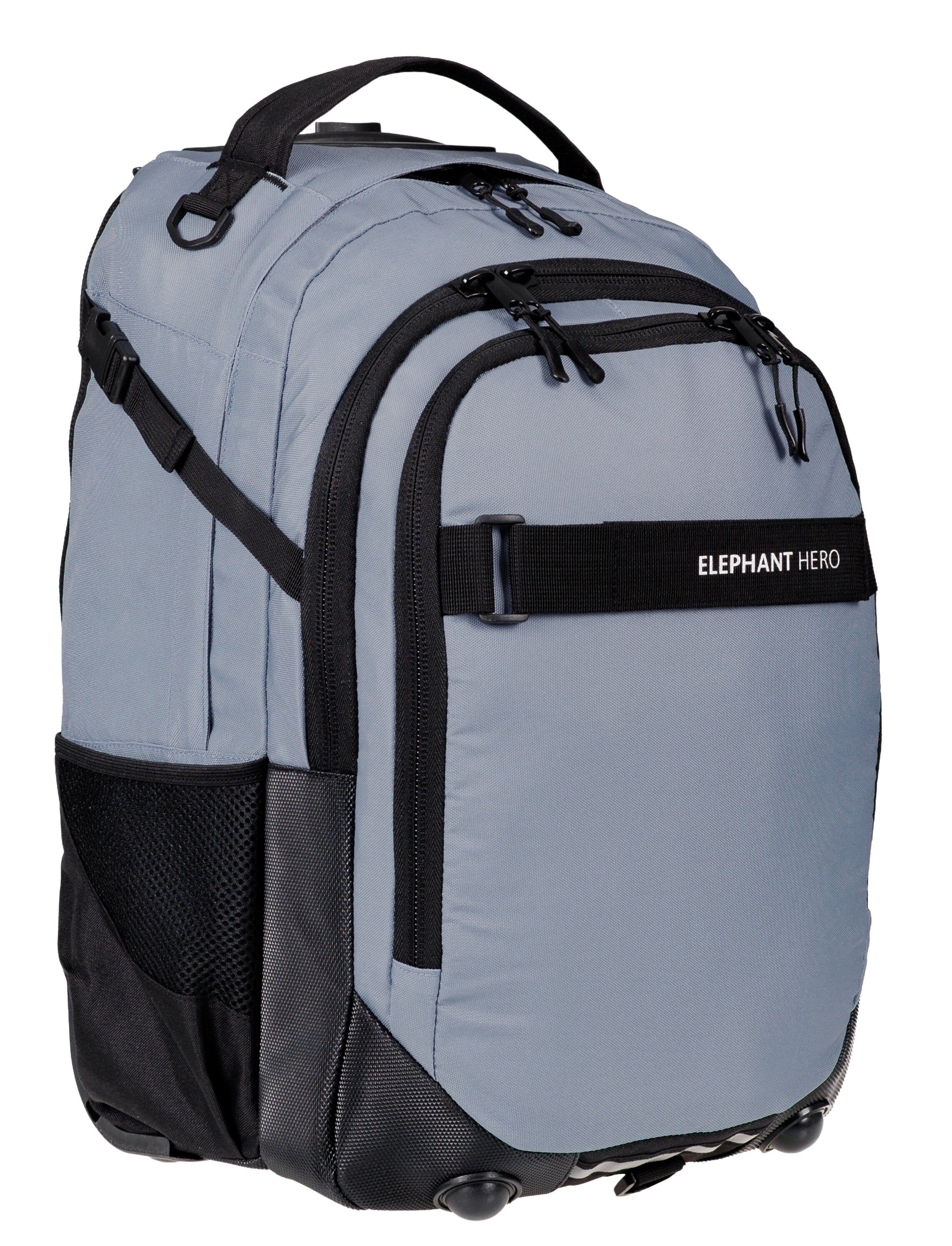 ELEPHANT Schulrucksack Trolley Hero Signature Schultrolley, Rucksacktrolley Schule Rucksack Rollen 3 Fächer Daypack Trolly – Bild 4 von 5