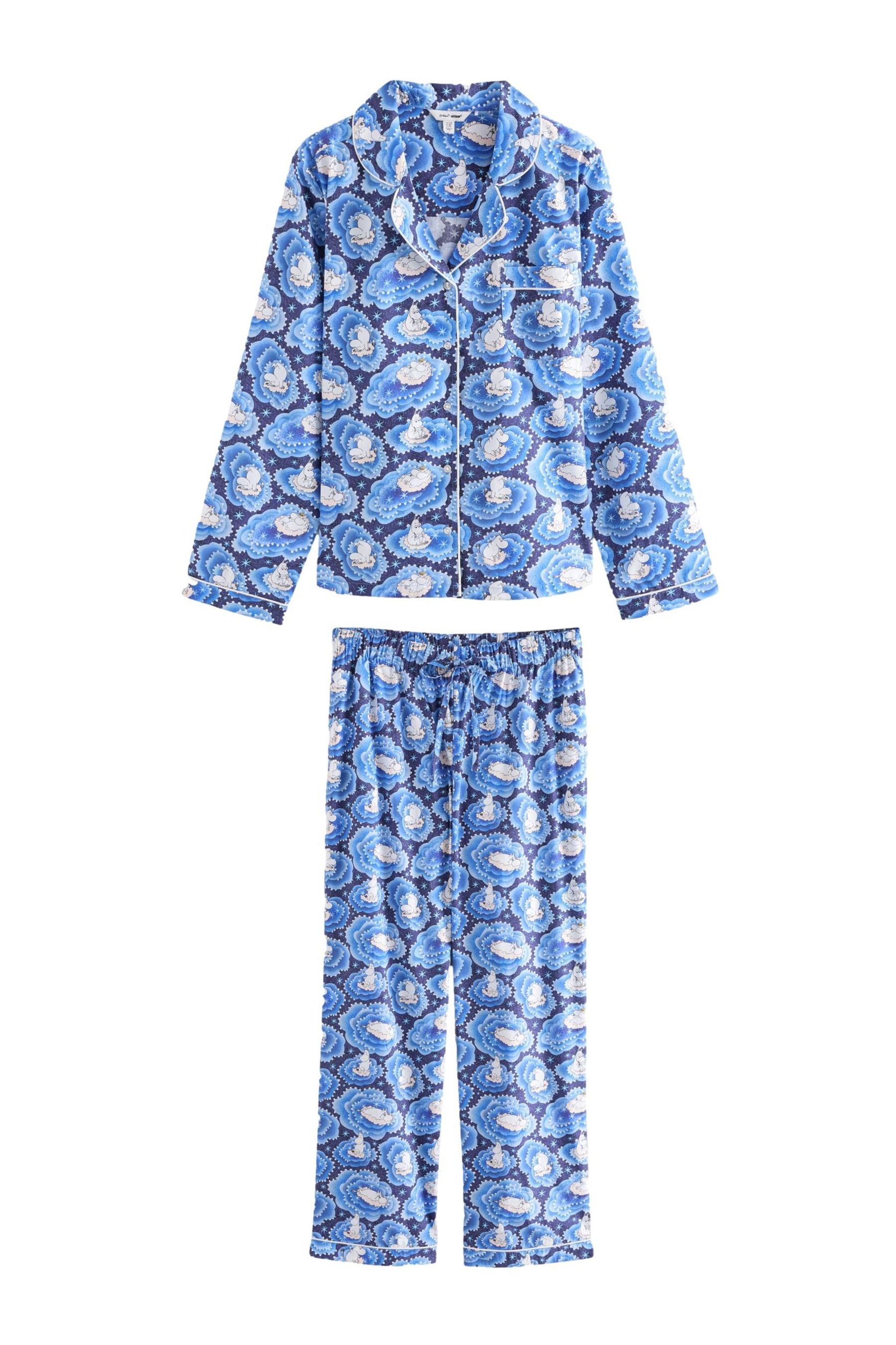 Cath Kidston Pyjama Cath Kidston geknöpfter Moomins Schlafanzug (2 tlg)