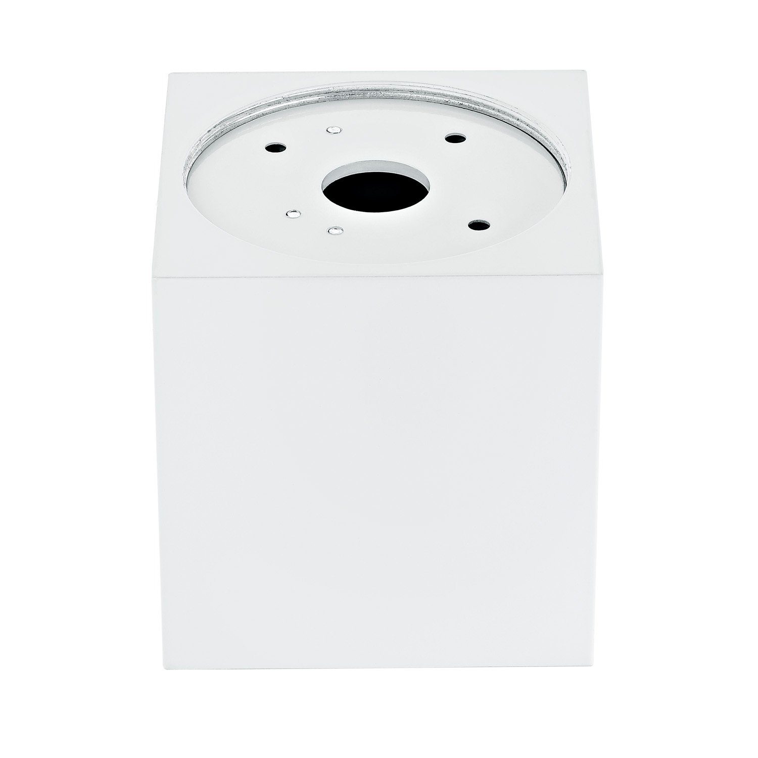 Sweet LED LED Deckenspots GU10 Aluminium Aufbauspot eckig 7W schwenkbar 230V, Leuchtmittel wechselbar, Warmweiß, Deckenaufbauleuchte, Aufbaustrahler, schwenkbar