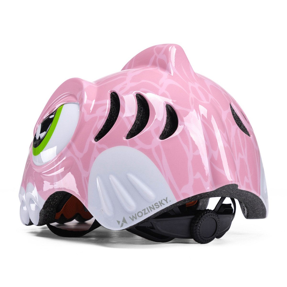 Wozinsky Kinderfahrradhelm HT-62, Leichter Kinderhelm mit sicherem Verstellsystem