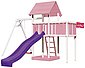 AKUBI Spielturm »Prinzessinenschloss Lotti«, BxTxH: 364x243x291 cm, inkl. Farbe, Bild 2