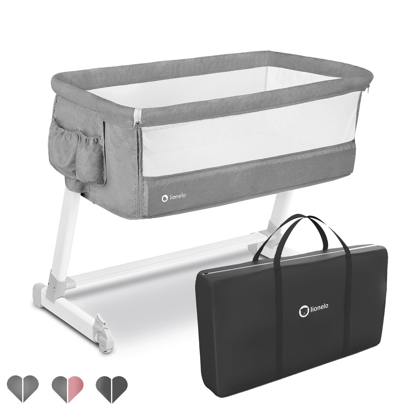 lionelo Baby-Reisebett Theo, Matratze Moskitonetz Schutztasche günstig online kaufen