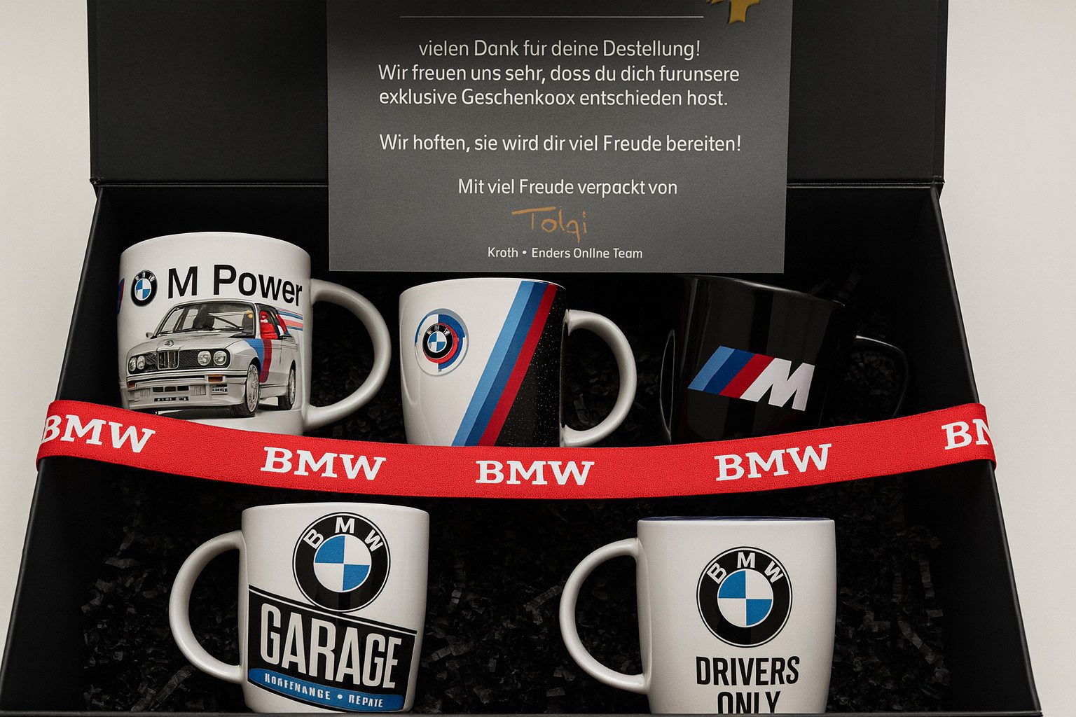 BMW Tasse BMW Geschenkset exklusiver Geschenkbox 5-teilig M Tasse, 1-tlg.