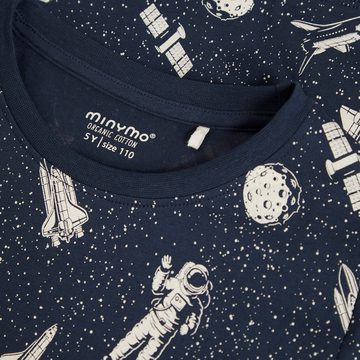 Minymo T-Shirt Minymo T-Shirt Weltraum Blue Nights 110