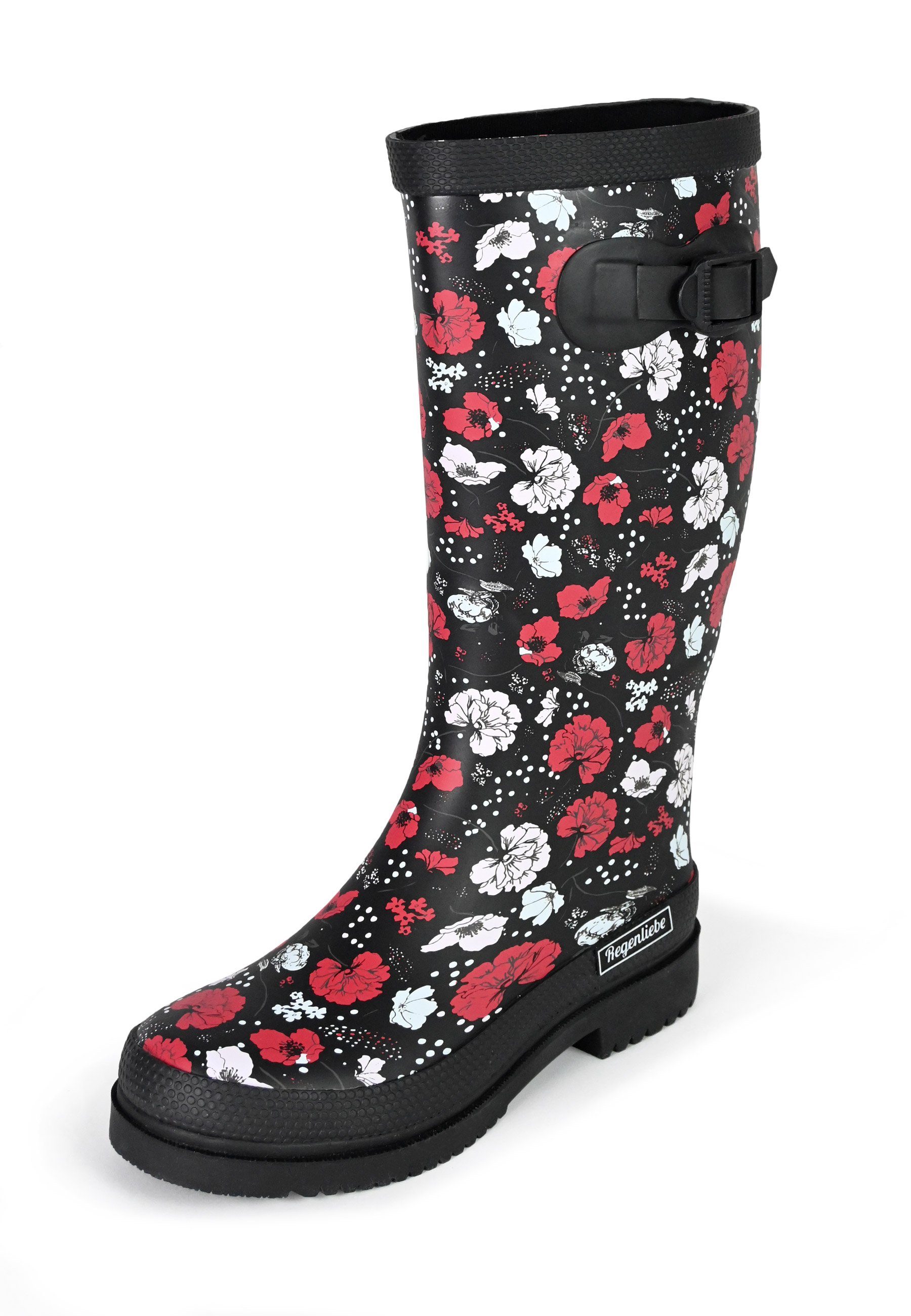 Regenliebe »Blossom Night High« Gummistiefel Langschaft Stiefel mit  Blütenmuster online kaufen | OTTO