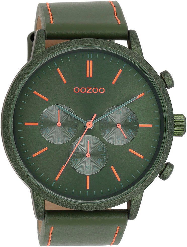 OOZOO Quarzuhr C11206, Armbanduhr, Herrenuhr, Lederarmband, günstig online kaufen