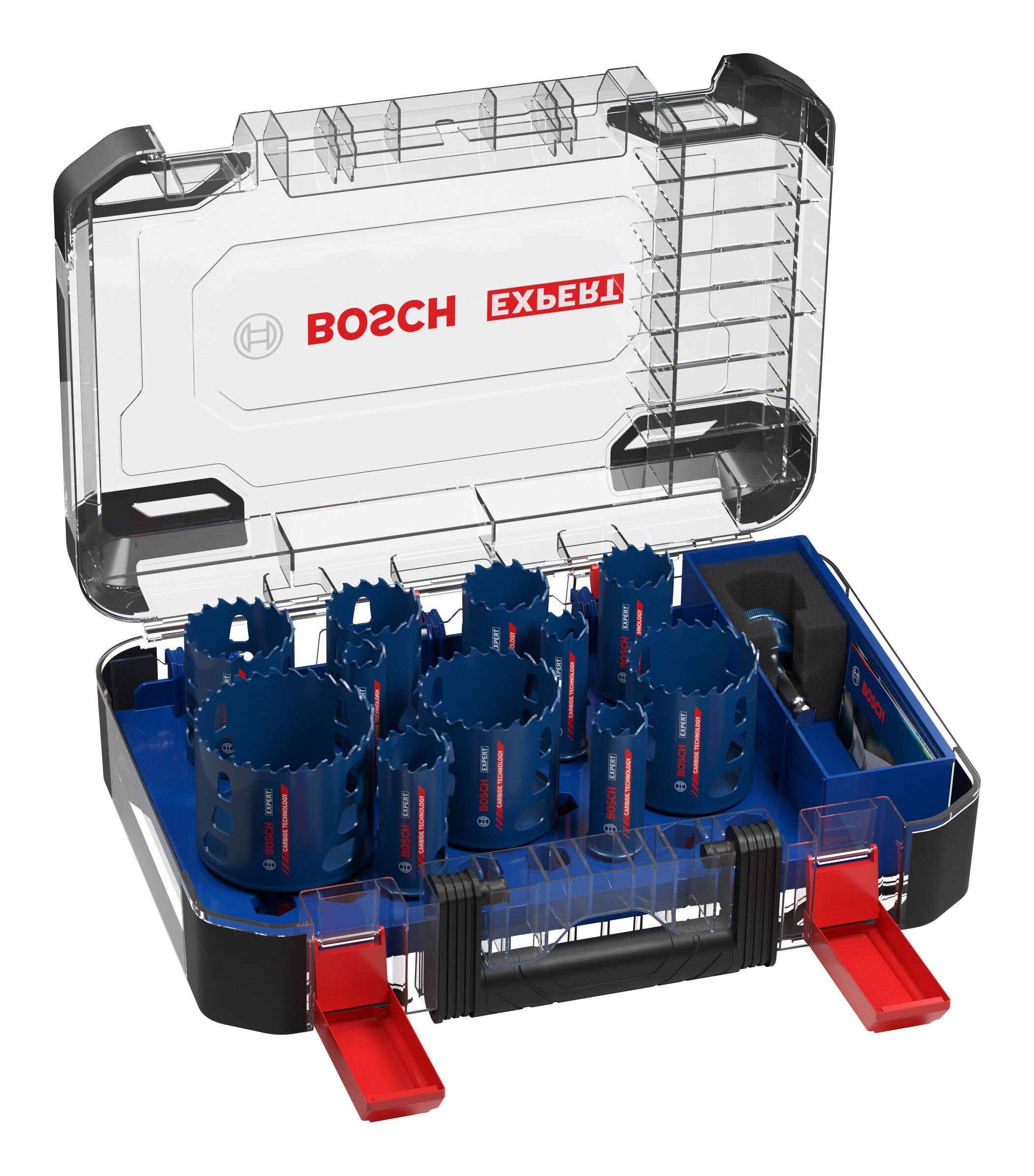 BOSCH Lochsäge Expert Tough Material, Set, 20/22/25/32/35/40/44/51/60/64/76 mm, 14-teilig