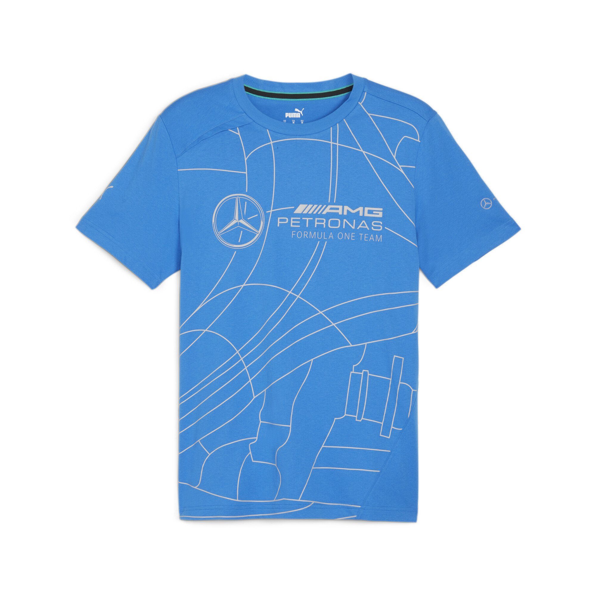 Motorsport PETRONAS Blue Herren PUMA T-Shirt Mercedes-AMG Ultra T-Shirt