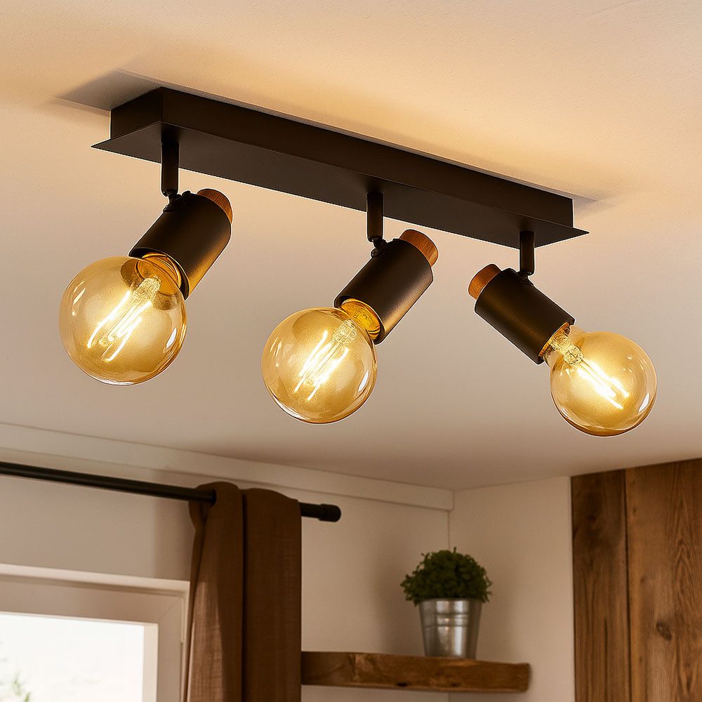 GLOBO LIGHTING LED Deckenspot, Leuchtmittel nicht inklusive, Deckenlampe Spotleuchte Wohnzimmerleuchte Прожектори beweglich L 48,5 cm