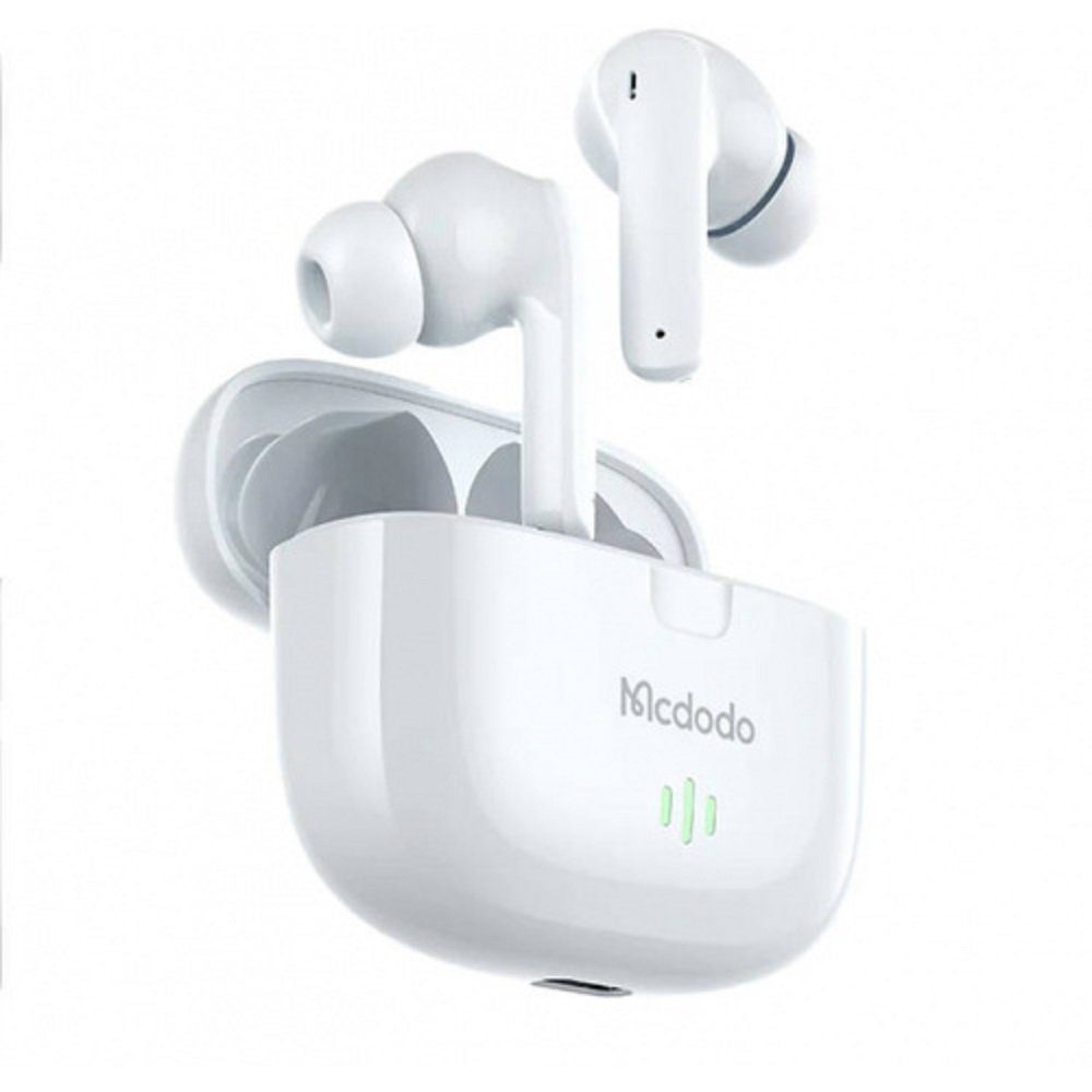 Wireless mcdodo wireless TWS Touch Weiß Earbud Bluetooth Kopfhörer 5.1 Control IPX4 In-Ear-Kopfhörer