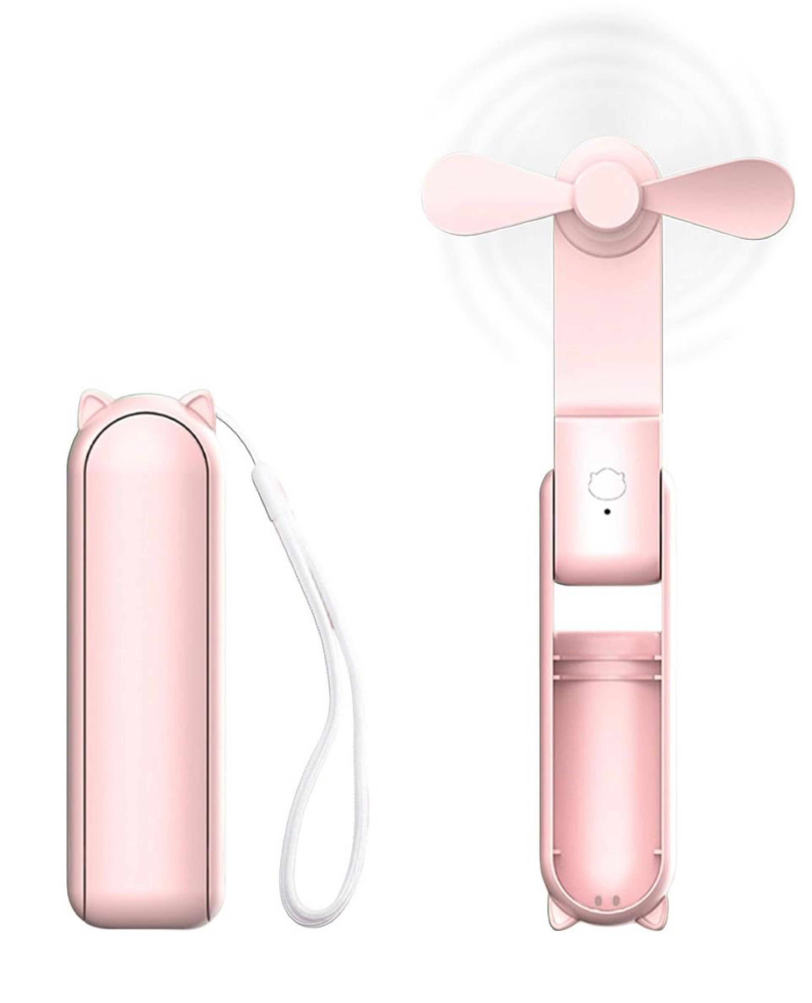 LA CUTE Handventilator Tragbarer Mini Handventilator faltbar USB-C Akku lei günstig online kaufen