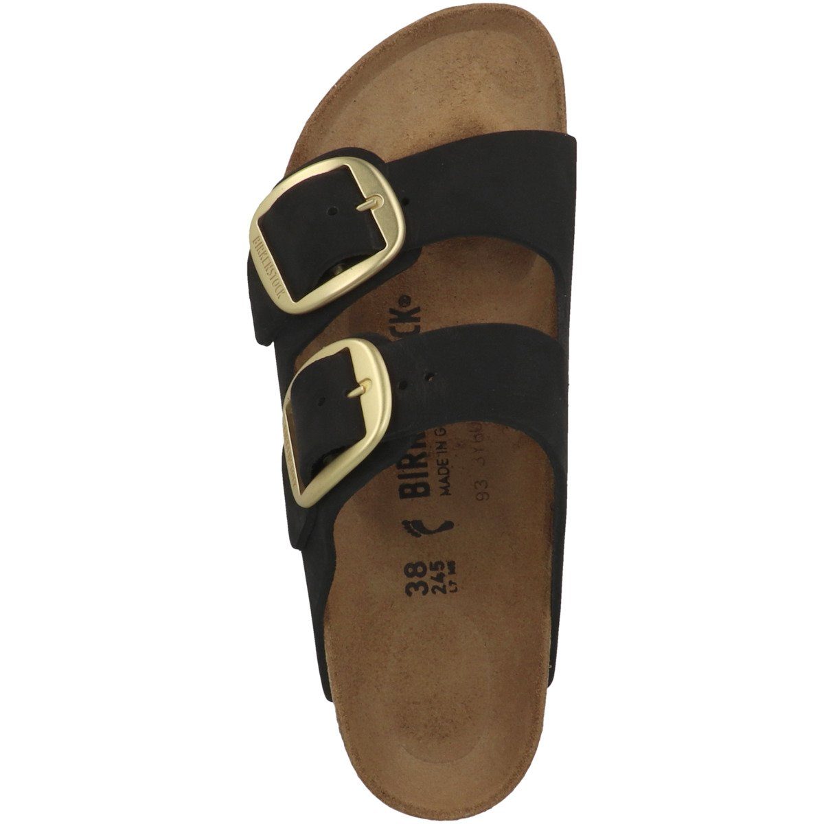 Birkenstock Arizona Big Buckle Nubukleder schmal Damen Sandale Hausschuhe, Sandaletten, Mules, Pantoffeln, Slipper