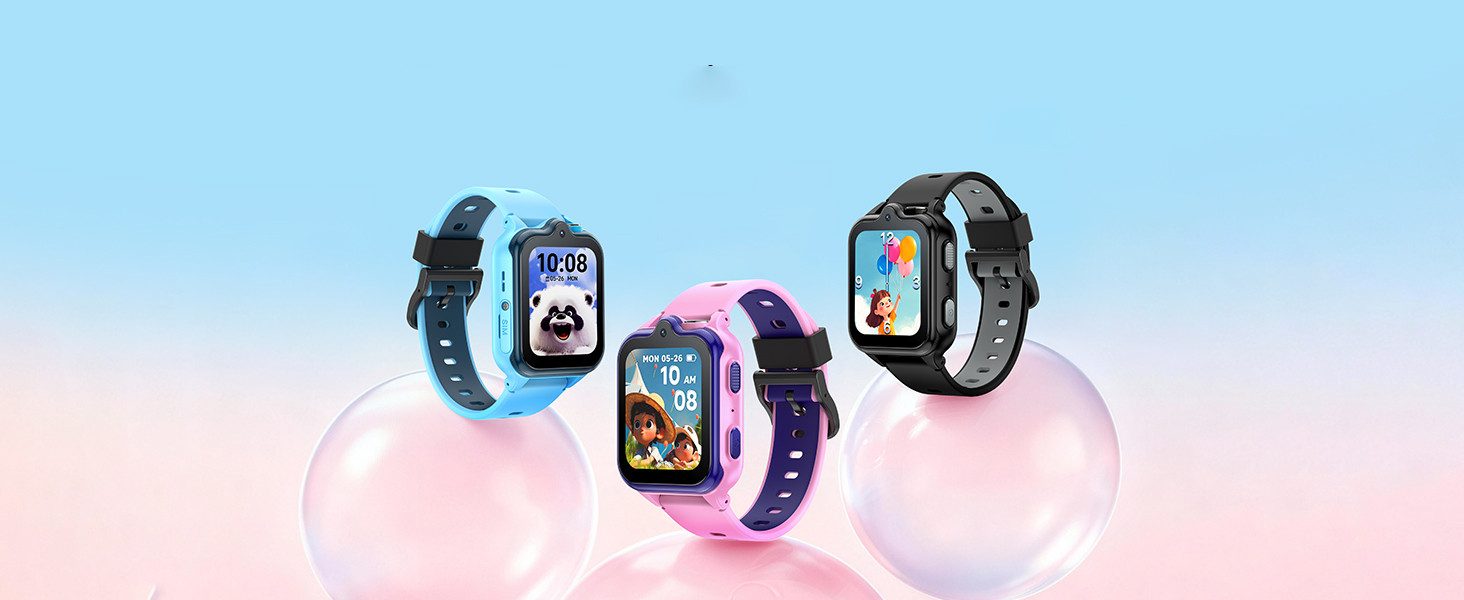 DOOGEE 4G Kinder-Smartwatch mit GPS-Ortung,SOS und Videoanruf,2+16GB,IP68 Watch (Proprietär)