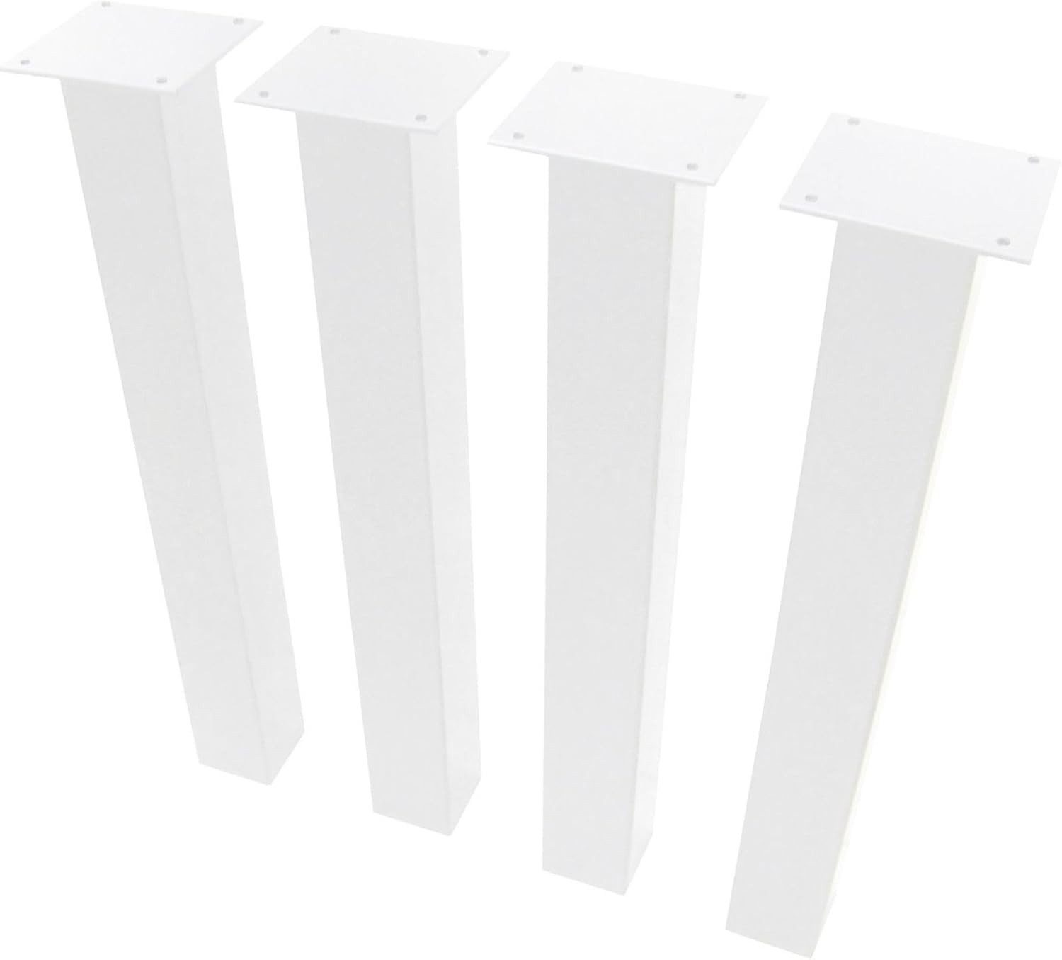 CM Furniture Tischbein 4er Tischbeine Eckig Premium 60x60 mm Höhe 72 cm, Sehr Stabil Metall Tischgestell Tischfuß Tischkufen Pulverbeschichtet