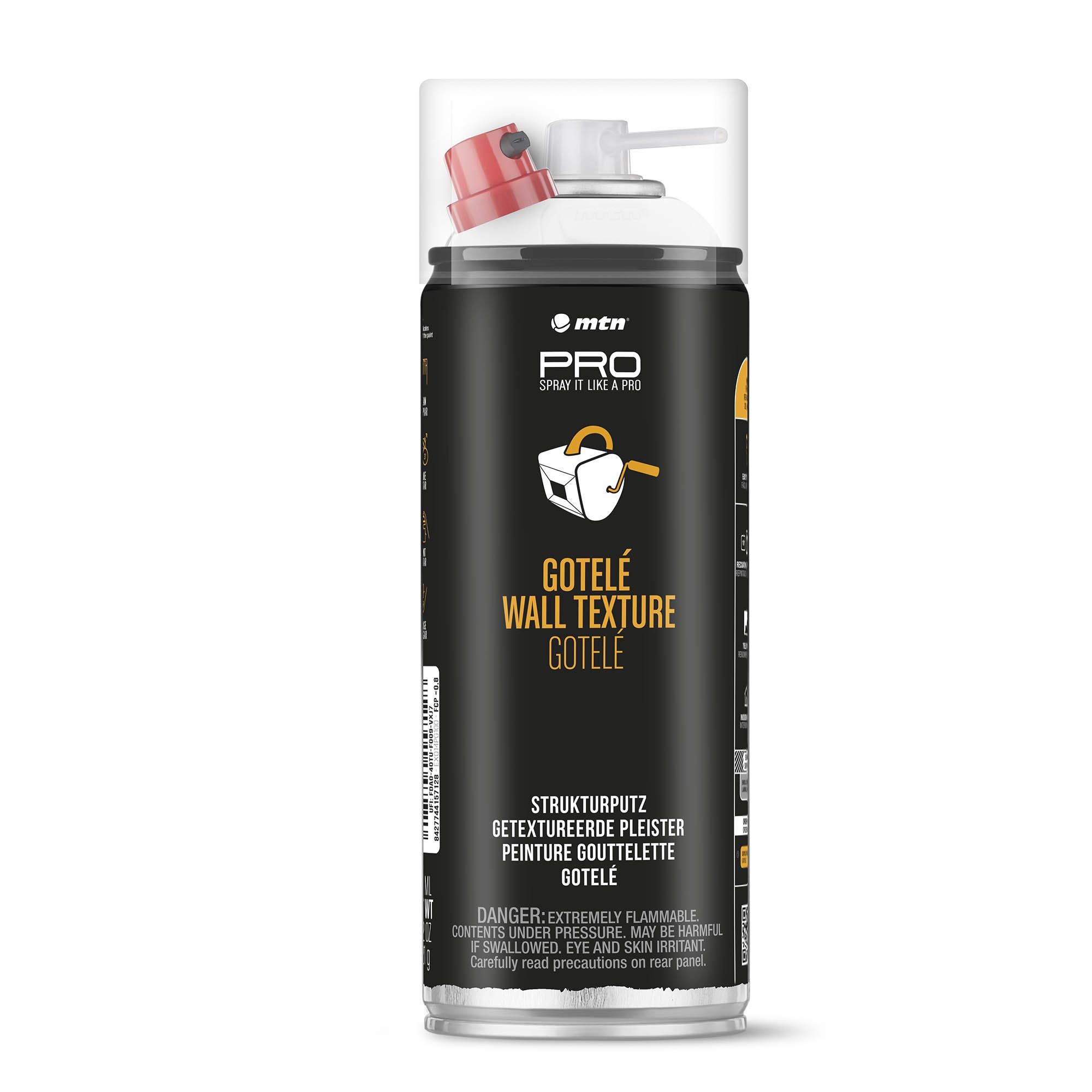 MTN Kunststoffputz Sprühputz, MTN PRO, Gotelé, Strukturputz, Weiß 400ml