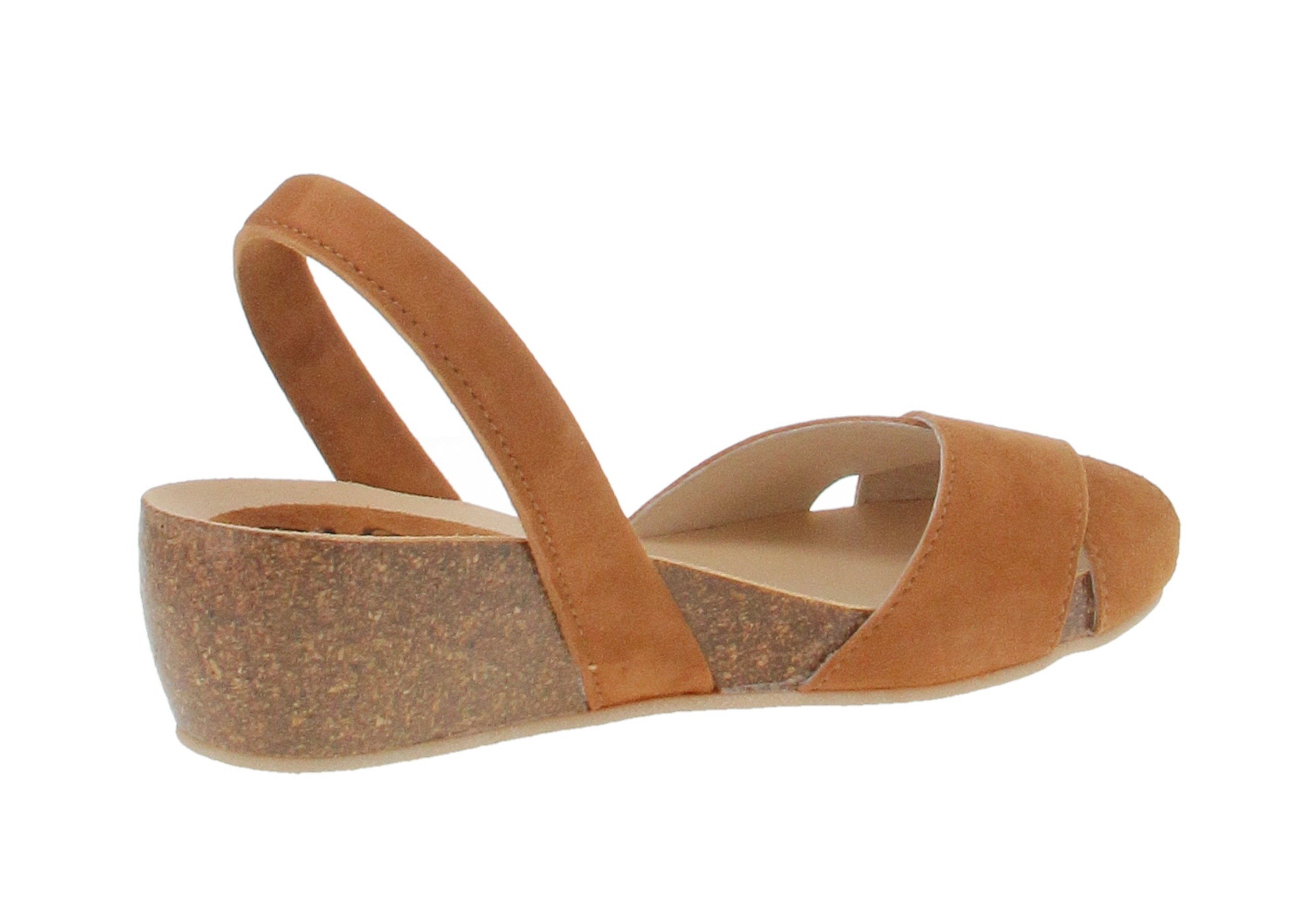 Ria Menorca Ria Menorca 33201 - Damen Schuhe Sandaletten - Cognac Sandale